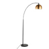 March - Floor Lamp - Black Marble