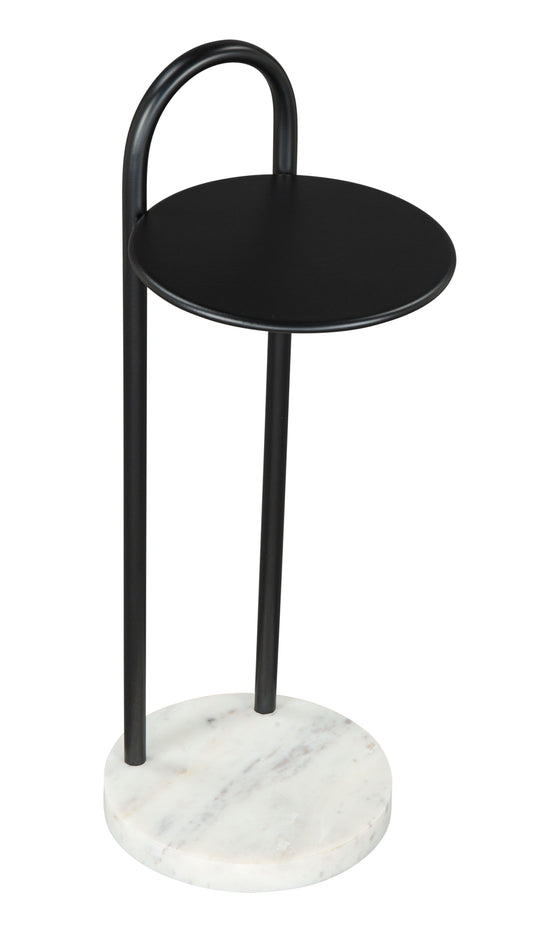 Christian - Side Table - Black / White