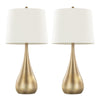 Pebble - 30" Metal Table Lamp (Set of 2)