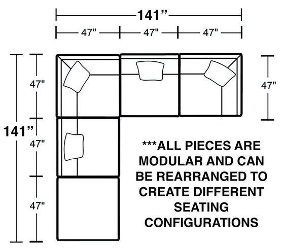 Posh - Sectional Set