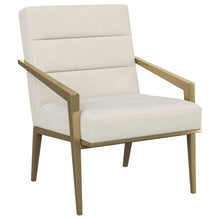  Kirra - Upholstered Metal Arm Accent Chair