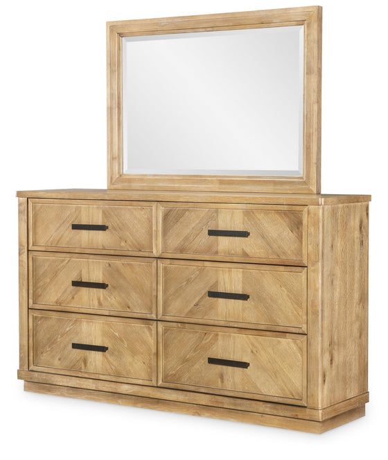 Torrance - Rectangular Mirror - Aged Driftwood