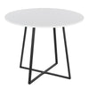 Cosmo - Canary Dining Table - Black Metal Base