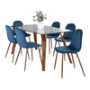 Folia - Pebble Dining Set - Glass Top