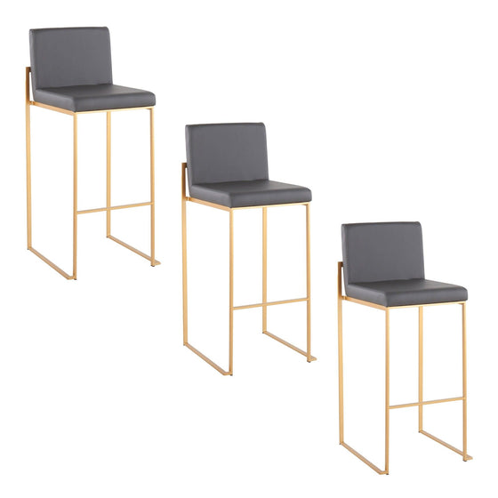 Fuji - High Back Barstool Set