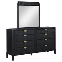  Brookmead - 8-Drawer Dresser With Mirror - Black