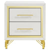 Lucia - 2-Drawer Nightstand - White