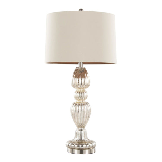 Spade - 30" Glass Table Lamp (Set of 2) - Beige