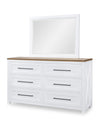 Franklin - Dresser - Harvest Oak / Natural White