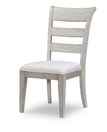  Belhaven - Ladder Back Side Chair (Set of 2) - Pearl Silver