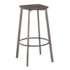 Clara - Square 30" Fixed-Height Barstool (Set of 2)