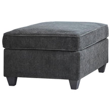  Mccord - Rectangular Upholstered Ottoman - Dark Gray