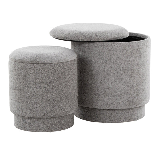 Marla - Upholstered Ottoman Set (Set of 2)