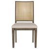 Matisse - Woven Rattan Back Dining Side Chair Brown (Set of 2) - Light Brown