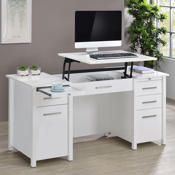 Dylan - 4-Drawer Lift Top Office Desk