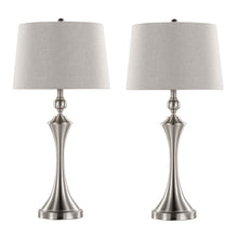  Flint - 30" Metal Table Lamp With USB (Set of 2)