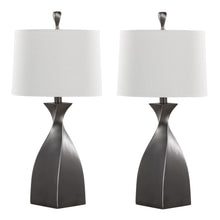  Curvo - 30" Polyresin Table Lamp (Set of 2) - Dark Gray