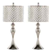  Ashland - 27" Metal Table Lamp (Set of 2) - Pearl Silver