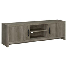  Burke - 2 Door Engineered Wood TV Stand - Gray Driftwood