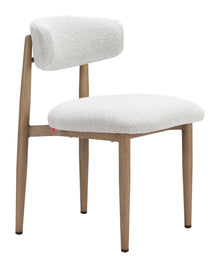  Bege - Outdoor Dining Chair - White