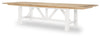 XXX's And OOO's - Trestle Dining Table - Amber And Cotton