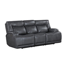  Titan - Sofa With Power Headrest & Footrest - Gray