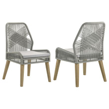  Nakia - Woven Rope Dining Side Chairs (Set of 2)