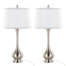  Cairo - 28" Metal Table Lamp (Set of 2) - White