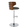 Cosi - Adjustable Barstool (Set of 2) - Walnut Backrest