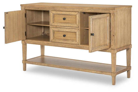 Linden - Credenza - Honeyed Oak