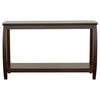 Dixon - Wood Entryway Console Table With Shelf - Cappuccino