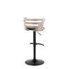 Cosi - Adjustable Barstool (Set of 2) - Beige Backrest