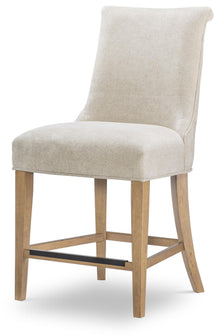  Linden - Upholstered Counter Chair - Honeyed Oak