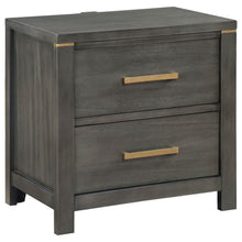  Kieran - 2-Drawer Nightstand - Gray