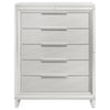 Marmore - 5-Drawer Bedroom Chest Of Drawers - White