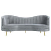 Sophia - Upholstered Channel Tufted Sofa Set