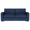 Gretchen - Upholstered Convertible Sleeper Sofa Bed - Navy Blue