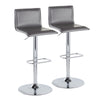 Mara - Upholstered Adjustable Barstool (Set of 2)