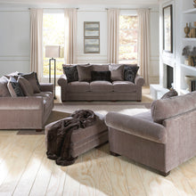  Austin - Loveseat - Dark Brown