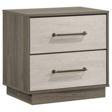  Fenwick - 2-Drawer Nightstand Bedside Table - Gray Oak