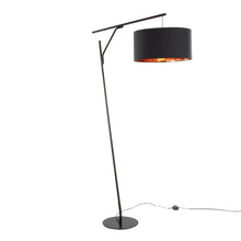  Daniella - Salon 70" Floor Lamp - Black Metal