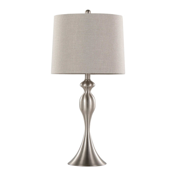 Ashland - 27" Metal Table Lamp (Set of 2) - Light Gray