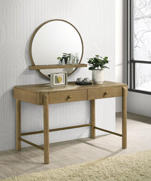  Arini - 2 Piece Makeup Vanity Table And Mirror Set