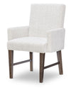 Architect - Upholstered Host Arm Chair - Onyx