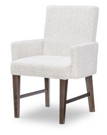  Architect - Upholstered Host Arm Chair - Onyx