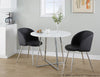 Cosmo - Canary Dining Table - Black Metal Base