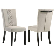  Malia - Fabric Upholstered Dining Side Chair (Set of 2) - Beige