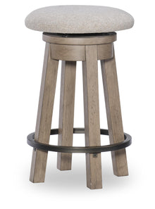  Wyatt - Desk Stool - Weathered Stone