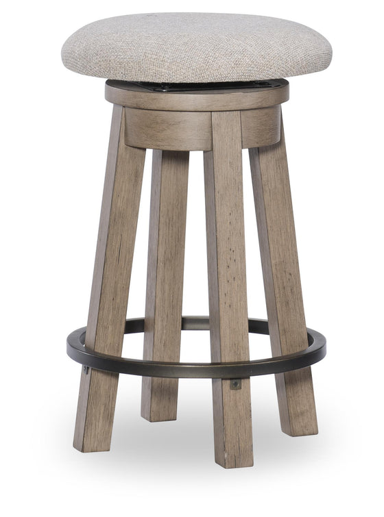 Wyatt - Desk Stool - Weathered Stone