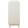 Voula - 4 Door Wood Accent Storage Cabinet - White And Gold